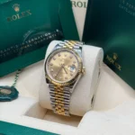RLX Datejust 36mm 126233 Champagne Dial Jubilee Bracelet Watch - Image 12