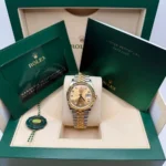 RLX Datejust 36mm 126233 Champagne Dial Jubilee Bracelet Watch - Image 15