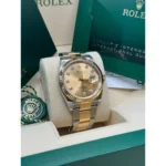 RLX Datejust 36mm 126233 Champagne Dial Jubilee Bracelet Watch - Image 5