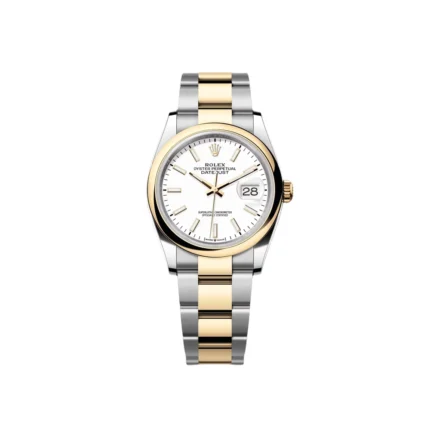 RLX Datejust 36mm 126203 White Dial Domed Bezel Jubilee Bracelet