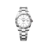 RLX Datejust 41mm White Index Oyster Stainless Steel Men’s Watch - 126334 - Image 2
