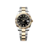 RLX Datejust 41mm 126333 Black Diamond Jubilee Steel and Yellow Gold Men’s Watch - Image 2