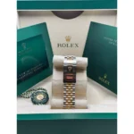 RLX Datejust 41mm 126333 Black Diamond Jubilee Steel and Yellow Gold Men’s Watch - Image 7