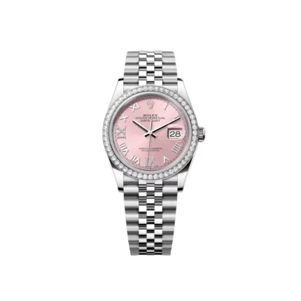 RLX Datejust 36mm 126284 Pink Dial Jubilee Bracelet