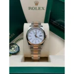RLX Datejust 36mm 126201 White Dial Jubilee Bracelet Watch - Image 10