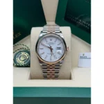RLX Datejust 36mm 126201 White Dial Jubilee Bracelet Watch - Image 3
