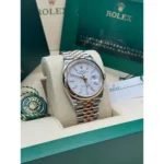 RLX Datejust 36mm 126201 White Dial Jubilee Bracelet Watch - Image 4
