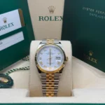 RLX Datejust 36mm 126233 White Dial Oyster Bracelet Watch - Image 9