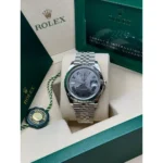 RLX Datejust 41mm 126334 Slate Roman Jubilee Stainless Steel Mens Watch - Image 10