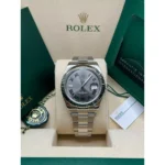 RLX Datejust 41mm 126334 Slate Roman Jubilee Stainless Steel Mens Watch - Image 13