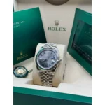 RLX Datejust 41mm 126334 Slate Roman Jubilee Stainless Steel Mens Watch - Image 9