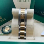 RLX Datejust 41mm Two-Tone Yellow Gold Fluted Bezel Black Index Dial Jubilee - 126333 - Image 7