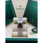 RLX Datejust 36mm 126200 Mint Green Dial Stainless Steel Oyster Bracelet Watch - Image 11