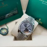 RLX Datejust 41mm 126334 Slate Diamond Jubilee Stainless Steel - Image 8