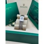RLX Datejust 41mm 126334 Mint Green Fluted Motif Dial Oyster Bracelet - Image 10