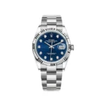 RLX Datejust 36mm 126234 Blue Fluted Motif Diamond Dial Jubilee Bracelet Watch - Image 2