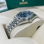 RLX Datejust 36mm 126234 Blue Fluted Motif Diamond Dial Jubilee Bracelet Watch - Image 4