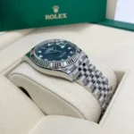 RLX Datejust 36mm 126234 Blue Fluted Motif Diamond Dial Jubilee Bracelet Watch - Image 5