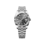 RLX Datejust 41mm 126334 Dark Rhodium Index Jubilee Stainless Steel