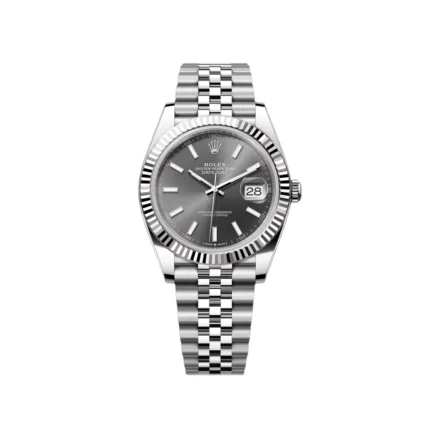 RLX Datejust 41mm 126334 Dark Rhodium Index Jubilee Stainless Steel