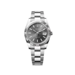 RLX Datejust 41mm 126334 Dark Rhodium Index Jubilee Stainless Steel - Image 2
