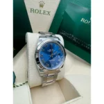 RLX Datejust 41mm 126334 Blue Roman Oyster Stainless Steel Men’s Watch - Image 12