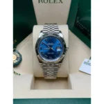 RLX Datejust 41mm 126334 Blue Roman Oyster Stainless Steel Men’s Watch - Image 3
