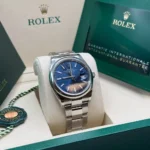 RLX Datejust 36mm 126200 Stainless Steel Blue Dial Oyster Watch - Image 4