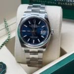 RLX Datejust 36mm 126200 Stainless Steel Blue Dial Oyster Watch - Image 8