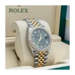 RLX Datejust 36mm 126283 Olive Green Dial Jubilee Bracelet Watch - Image 4