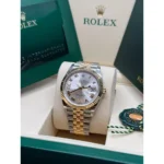 RLX Datejust 36mm 126233 Silver Dial Jubilee Bracelet Watch - Image 4