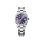 RLX Datejust 36mm 126284 Aubergine Dial Jubilee Bracelet - Image 2