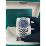 RLX Datejust 36mm 126284 Aubergine Dial Jubilee Bracelet - Image 7