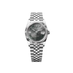 RLX Datejust 36mm 126234 Datejust Slate Roman Dial Jubilee Watch