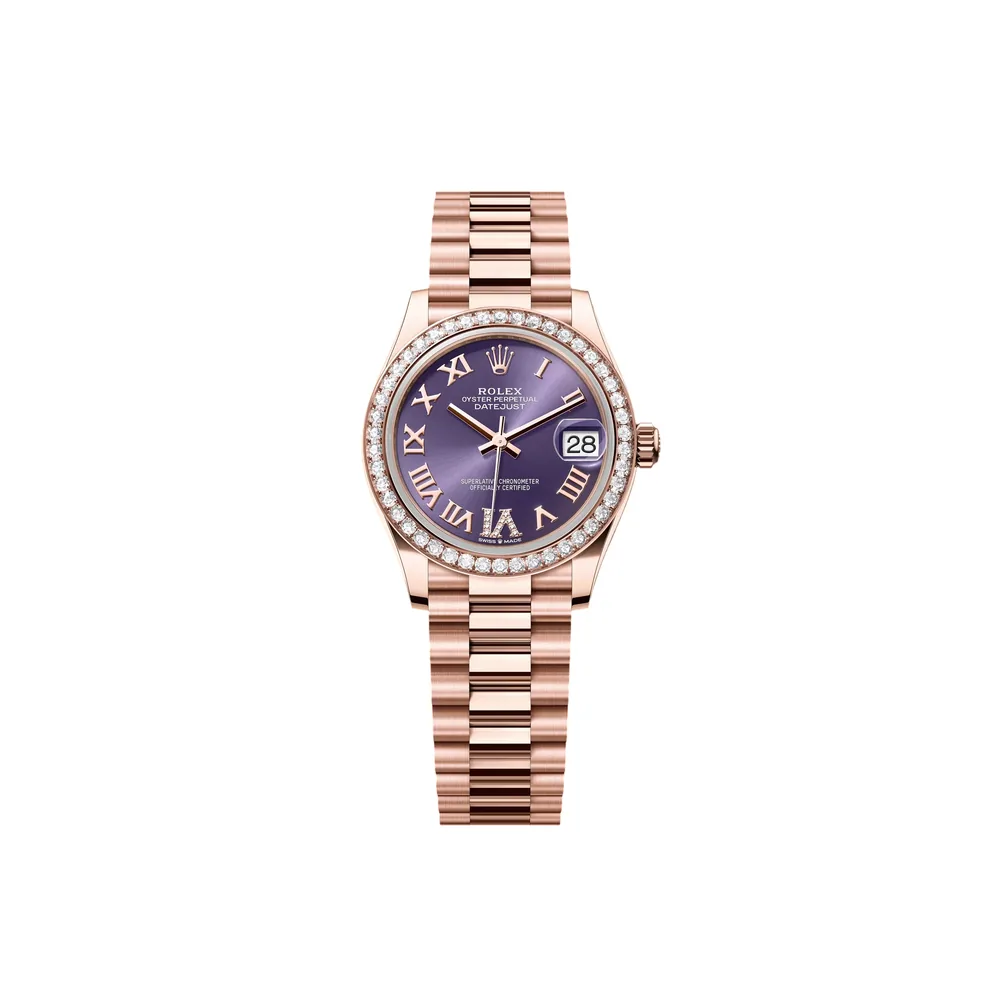 P0543-1 RLX Datejust m278285RBR-0023 Aubergine Dial 31mm - Image 1