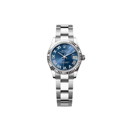 RLX Datejust m278274-0033/0034 Bright Blue Dial 31mm Fluted Bezel Oyster Bracelet