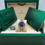 RLX Datejust m278274-0033/0034 Bright Blue Dial 31mm Fluted Bezel Oyster Bracelet - Image 9