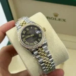 RLX Datejust m278383RBR-0017/0018 31mm Dark Grey Dial Oyster Bracelet - Image 6