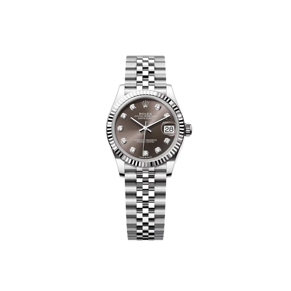 P0547-1 RLX Datejust m278274-0007/0008 Dark Grey 31mm Dial Oyster Watch - Image 1