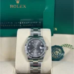 RLX Datejust m278274-0007/0008 Dark Grey 31mm Dial Oyster Watch - Image 13