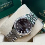 RLX Datejust m278274-0007/0008 Dark Grey 31mm Dial Oyster Watch - Image 9