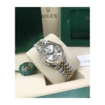 RLX Datejust m278273-0003/0004 31mm Silver Dial Stainless Steel and Yellow Gold Oyster Watch - Image 12