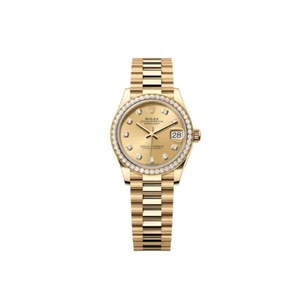RLX Datejust m278288RBR-0005 Champagne 31mm Dial President Bracelet Watch