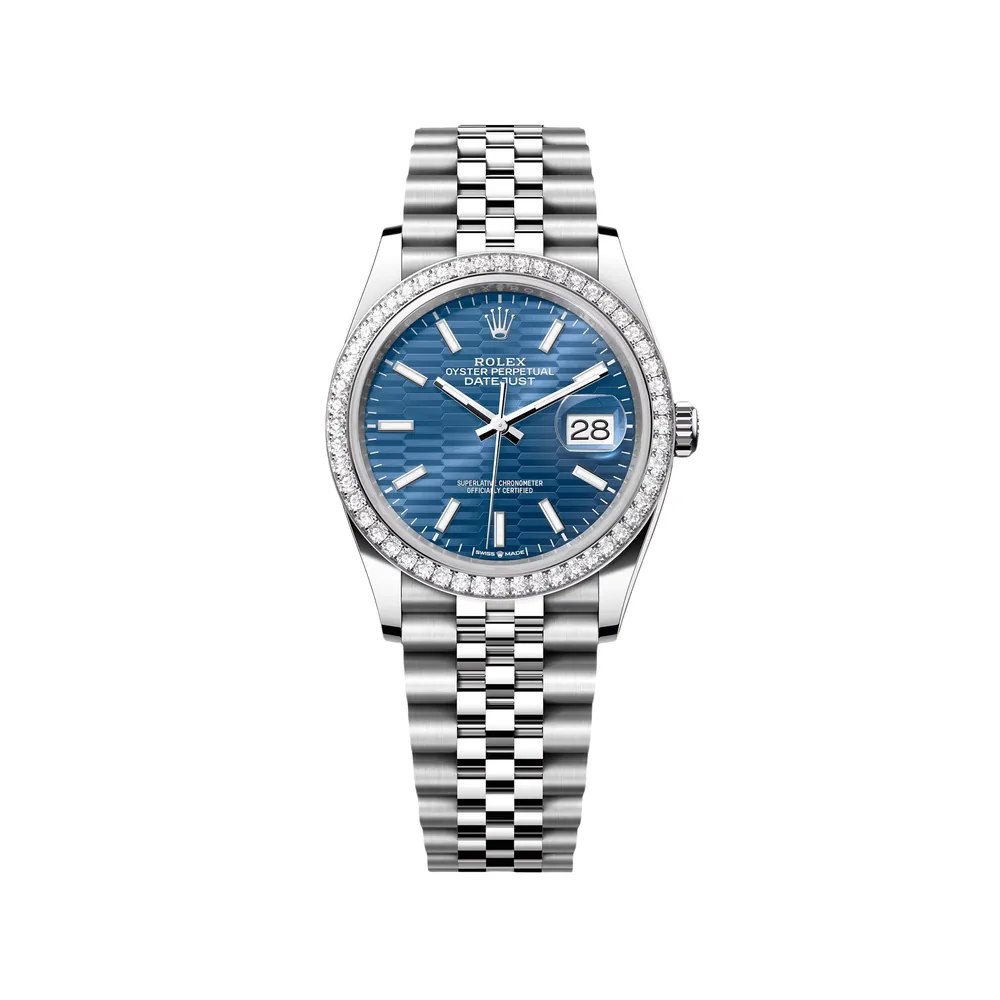 P0550-1 RLX Datejust 36mm 126284 Blue Dial Jubilee Bracelet - Image 1