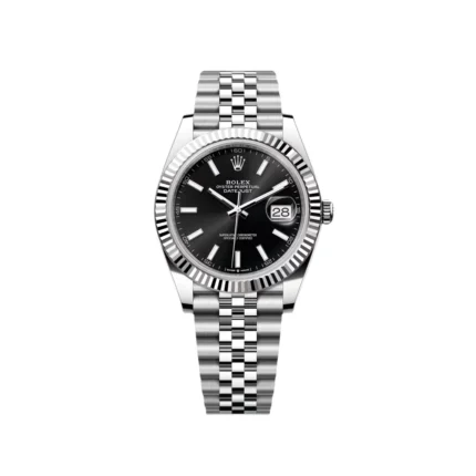 RLX Datejust Black Index Jubilee 41mm Stainless Steel - 126334
