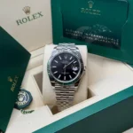 RLX Datejust Black Index Jubilee 41mm Stainless Steel - 126334 - Image 7