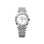 RLX Datejust 36mm 126234 White Roman Dial Oyster Stainless Steel Mens