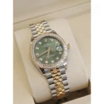 RLX Datejust m278383RBR-0029/0030 31mm Olive Green Dial Oyster Bracelet - Image 12