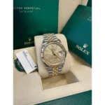 RLX Datejust 36mm 126233 Golden Fluted Motif 36mm Dial Oyster Bracelet - Image 10