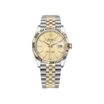 RLX Datejust 36mm 126233 Golden Fluted Motif 36mm Dial Oyster Bracelet - Image 2